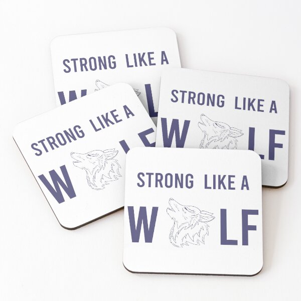 Item preview, Be Strong as a Wolf designed and sold by Wanc Designs.
