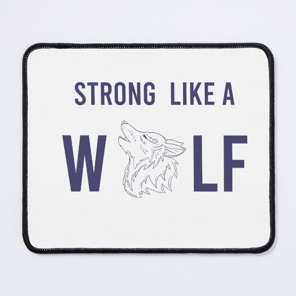 Item preview, Be Strong as a Wolf designed and sold by Wanc Designs.