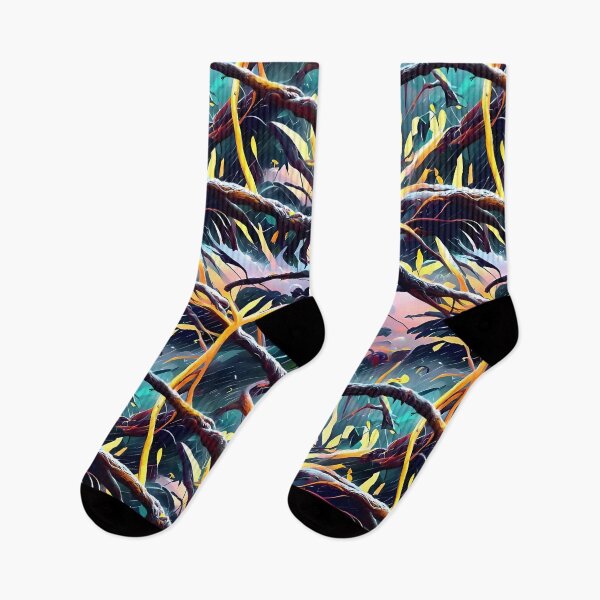 Item preview, Bright jungle jaunt II designed and sold by PinterPattern.