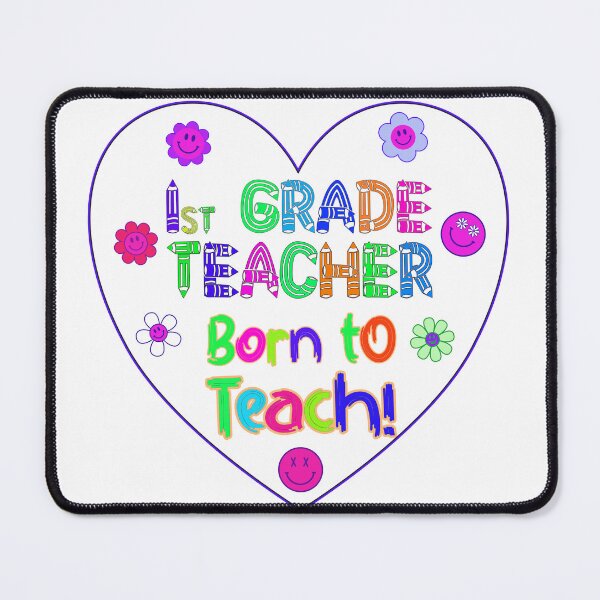 Item preview, First Grade Teacher Made to Teach Born Educator designed and sold by captainpeter.