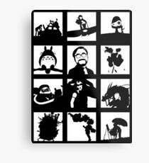 Tribute to Miyazaki Metal Print