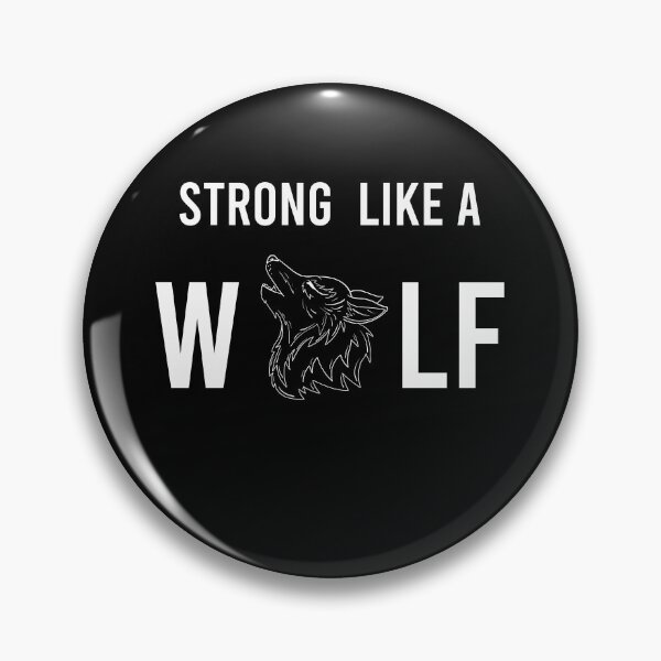 Item preview, Be Strong as a Wolf designed and sold by Wanc Designs.