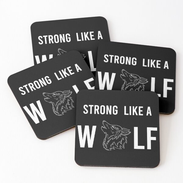 Item preview, Be Strong as a Wolf designed and sold by Wanc Designs.