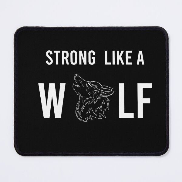 Item preview, Be Strong as a Wolf designed and sold by Wanc Designs.