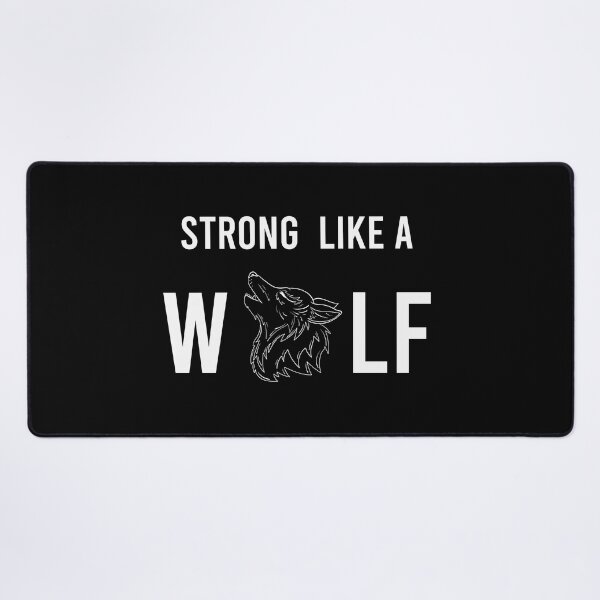 Item preview, Be Strong as a Wolf designed and sold by Wanc Designs.