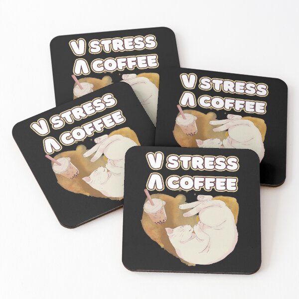 Item preview, Less Stress More Coffee | Coffeecious designed and sold by AllInCoffee.