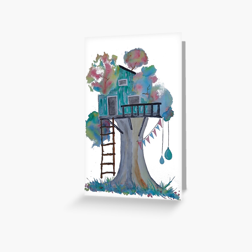 Treehouse Greeting Card