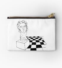 Bolso de mano tienda de flores b & w