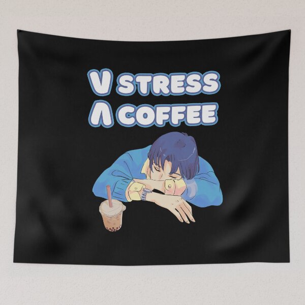 Item preview, Less Stress More Coffee | Coffeecious designed and sold by AllInCoffee.