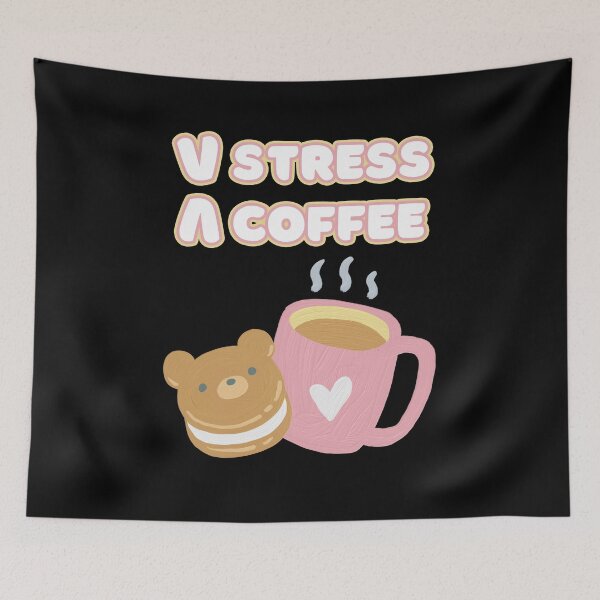 Item preview, Less Stress More Coffee | Coffeecious designed and sold by AllInCoffee.