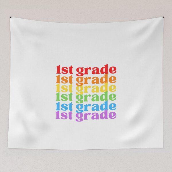 Item preview, First Grade Vibes Only, Back To School, Rainbow designed and sold by ImaginedCo.