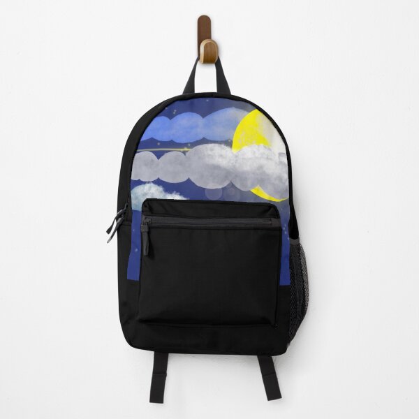 Item preview, Moon Shines Behind Clouds in Night Sky Artwork designed and sold by DMcK Designs.