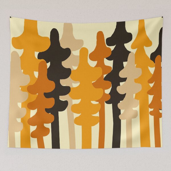Item preview, Iconic Scandinavian Forest in Autumn Colors designed and sold by Deutschic.