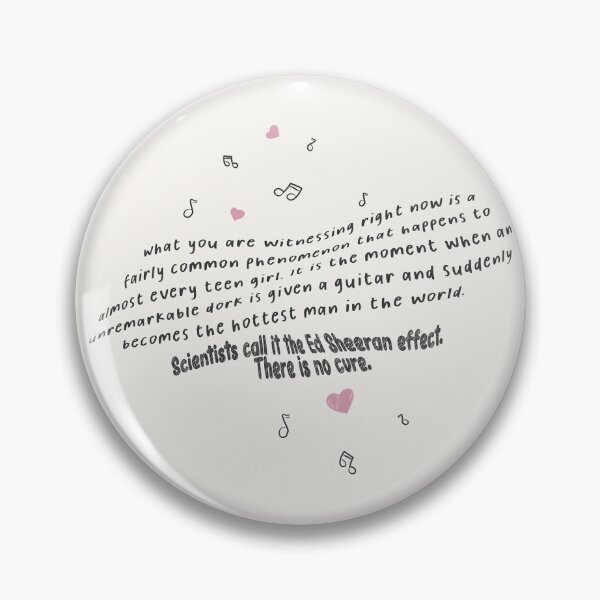 Item preview, scientists call it the ed sheeran effect. there is no cure  designed and sold by Pinu92.