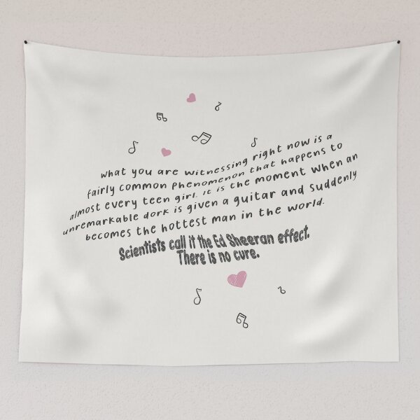 Item preview, scientists call it the ed sheeran effect. there is no cure  designed and sold by Pinu92.