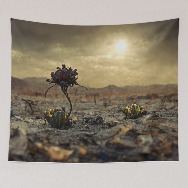Item preview, The First Flower to Bloom After an Apocalypse I - Fallout Wasteland Landscape  designed and sold by Nicky-Valentine.