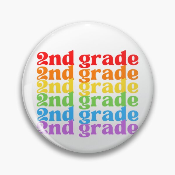 Item preview, Second Grade Vibes Only, Back To School, Rainbow designed and sold by ImaginedCo.