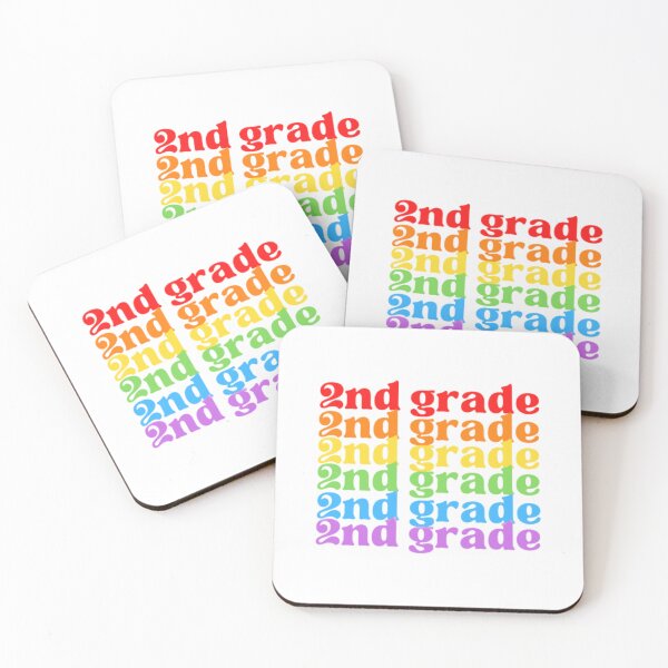 Item preview, Second Grade Vibes Only, Back To School, Rainbow designed and sold by ImaginedCo.