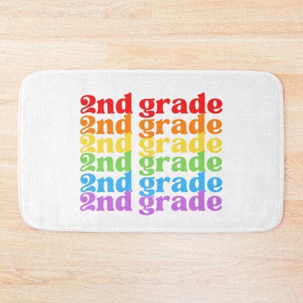 Item preview, Second Grade Vibes Only, Back To School, Rainbow designed and sold by ImaginedCo.