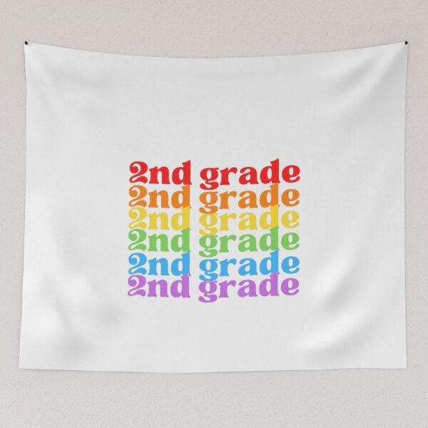 Item preview, Second Grade Vibes Only, Back To School, Rainbow designed and sold by ImaginedCo.