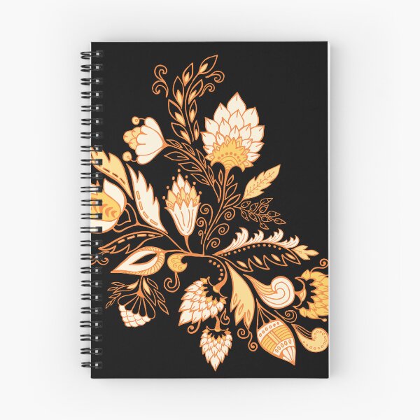 Item preview, Golden pine flower in pure black background designed and sold by Amirsaat.