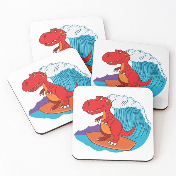 Item preview, Chibi T-Rex Surfing  designed and sold by GL Digital Artwork .