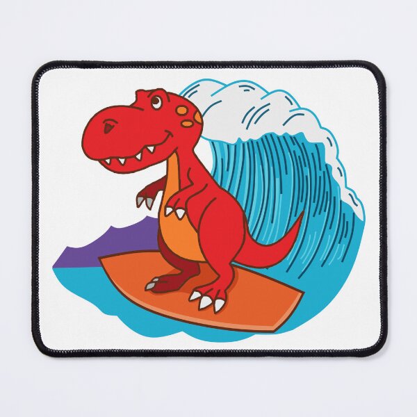 Item preview, Chibi T-Rex Surfing  designed and sold by GL Digital Artwork .