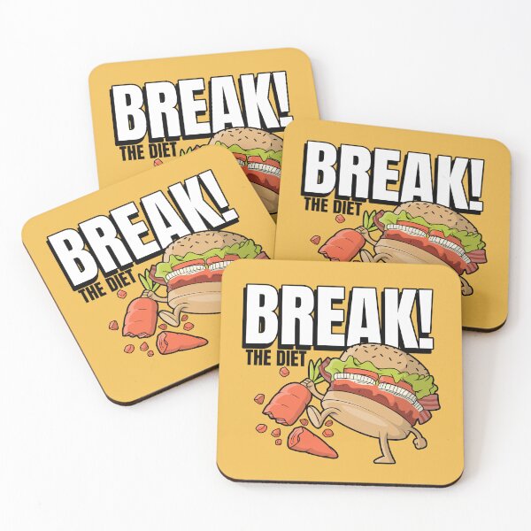 Item preview, Burger Meme: BREAK THE DIET ! designed and sold by Rodayna Elnaggar.
