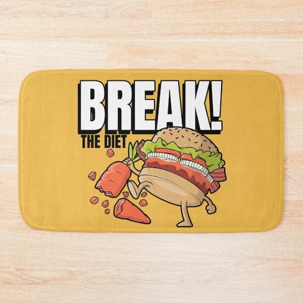 Item preview, Burger Meme: BREAK THE DIET ! designed and sold by Rodayna Elnaggar.