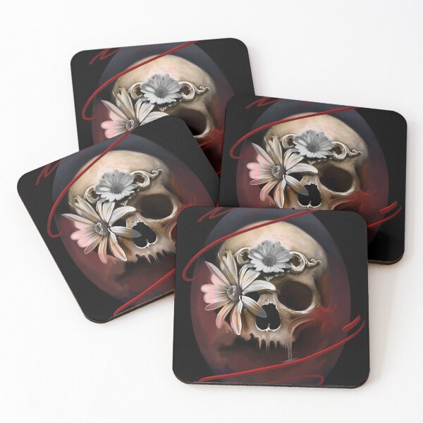 Item preview, Skull With Flowers  designed and sold by Kettattooart.