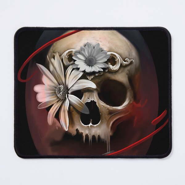 Item preview, Skull With Flowers designed and sold by Kettattooart.