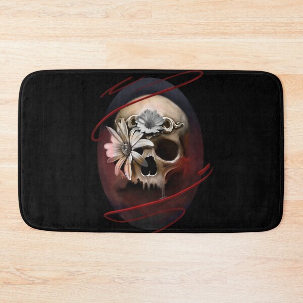Item preview, Skull With Flowers  designed and sold by Kettattooart.