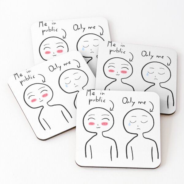 Item preview, Me in public and Only me - Not Hamlet Design designed and sold by NotHamlet.
