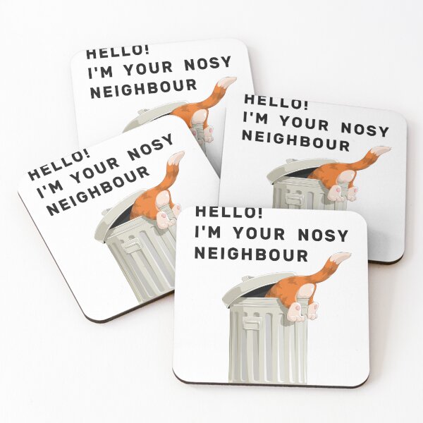 Item preview, Hello! I am Your Nosy Neighbour designed and sold by NameThatShirt.