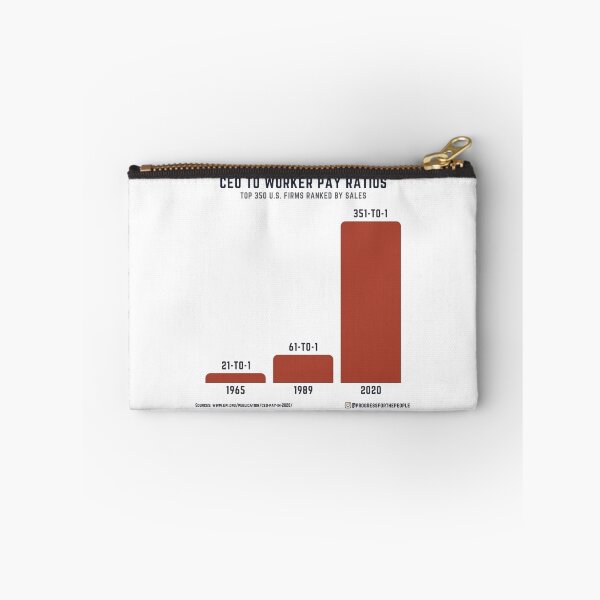 Item preview, CEO to worker pay ratios designed and sold by Signs for Dark Times.
