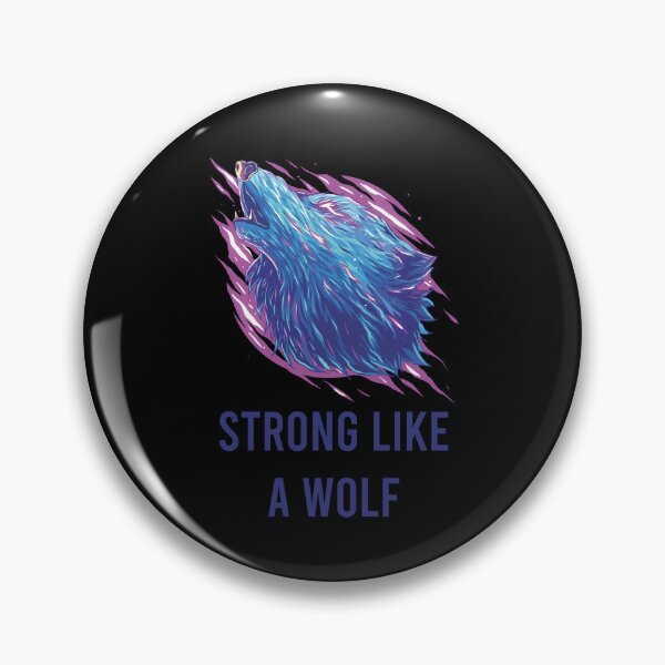 Item preview, Be Strong as a Wolf designed and sold by Wanc Designs.
