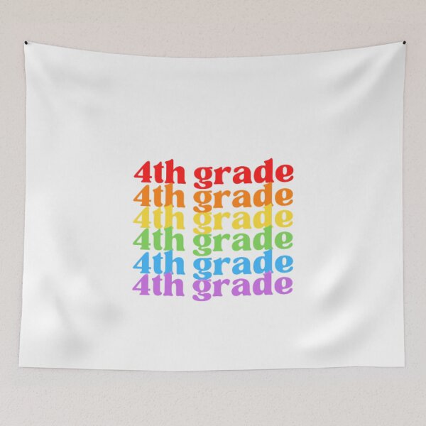 Item preview, Fourth Grade Vibes, Back To School, Rainbow designed and sold by ImaginedCo.