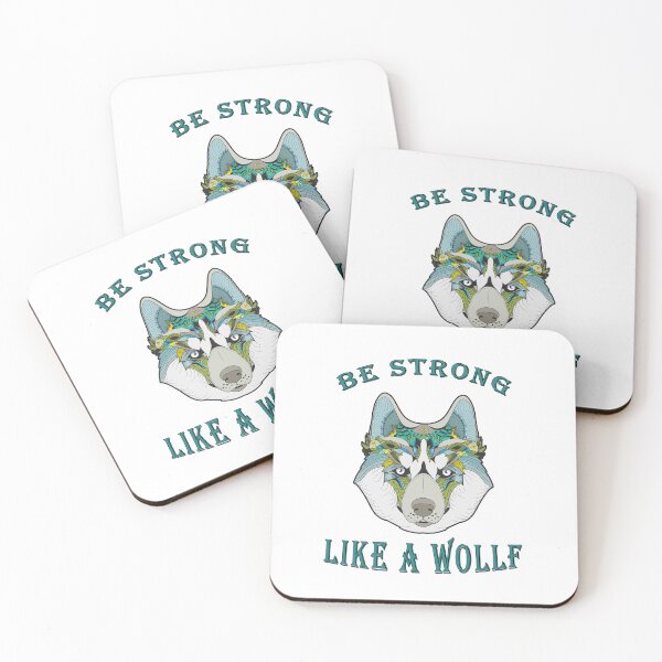 Item preview, Be strong like a wolf cute T-Shirt designed and sold by wissoo.