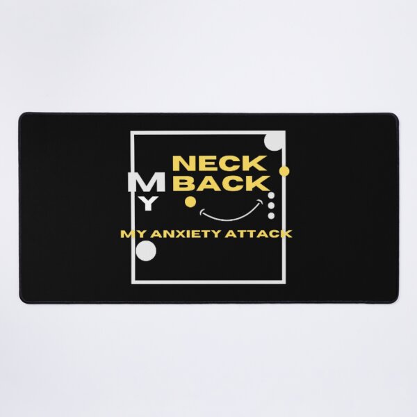 Item preview, My neck my back my anxiety attack fitted tshirts, my neck my back my anxiety attack relaxed fitted tshirts designed and sold by m-m-rstore.