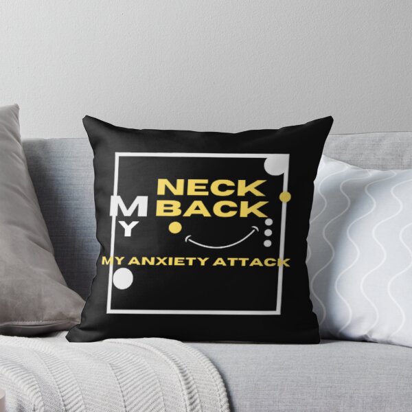 Item preview, My neck my back my anxiety attack fitted tshirts, my neck my back my anxiety attack relaxed fitted tshirts designed and sold by m-m-rstore.