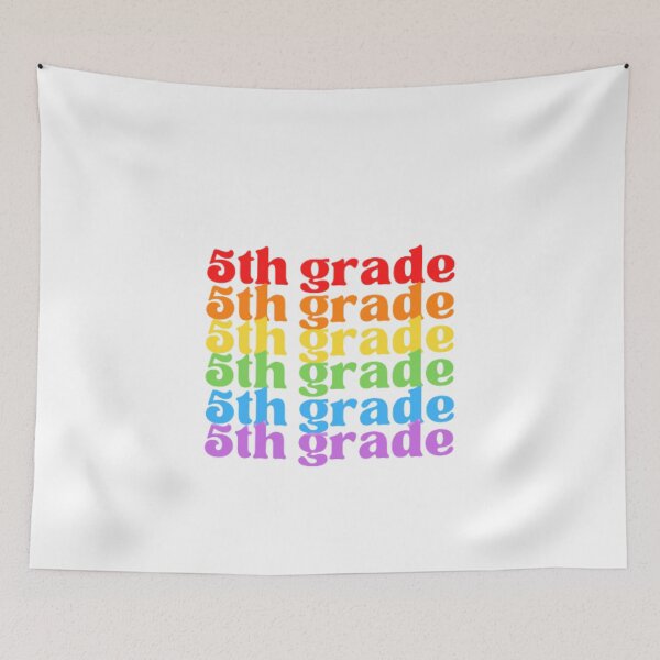 Item preview, Fifth Grade Vibes Only, Back To School, Rainbow designed and sold by ImaginedCo.