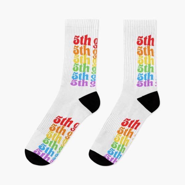 Item preview, Fifth Grade Vibes Only, Back To School, Rainbow designed and sold by ImaginedCo.