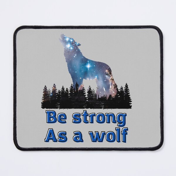Item preview, Be strong as a wolf t-shirt designed and sold by T-ShirtIn85.