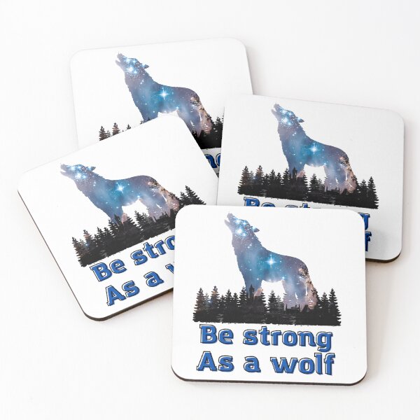 Item preview, Be strong as a wolf t-shirt designed and sold by T-ShirtIn85.