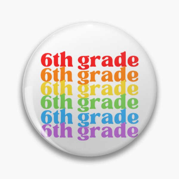 Item preview, Sixth Grade Vibes Only, Back To School, Rainbow designed and sold by ImaginedCo.