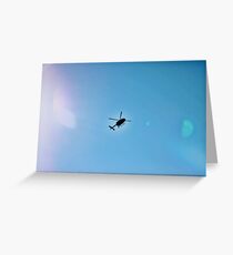 Helicopter Greeting Card