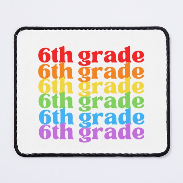 Item preview, Sixth Grade Vibes Only, Back To School, Rainbow designed and sold by ImaginedCo.