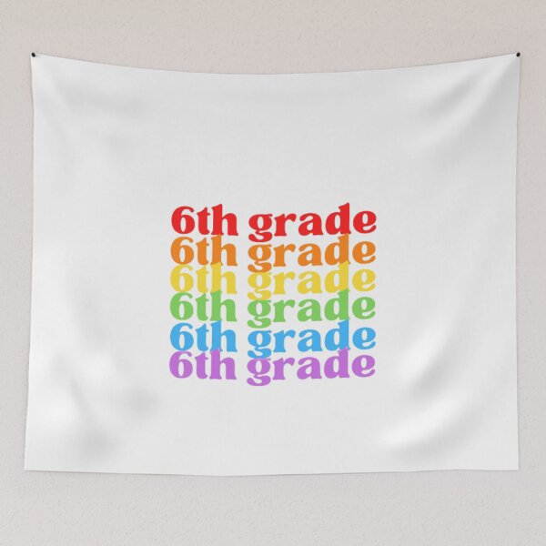 Item preview, Sixth Grade Vibes Only, Back To School, Rainbow designed and sold by ImaginedCo.