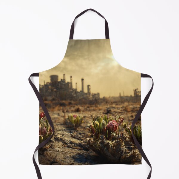 Item preview, The First Flower to Bloom After an Apocalypse II - Fallout Wasteland Landscape Cinematic Digital Photography designed and sold by Nicky-Valentine.