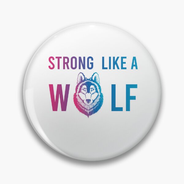 Item preview, Be Strong as a Wolf designed and sold by Wanc Designs.